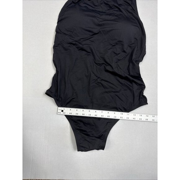 Andie Women's XXXL US 20 The Montauk 1-Piece Swimsuit Black NWT 9546 High Neck - Picture 6 of 13